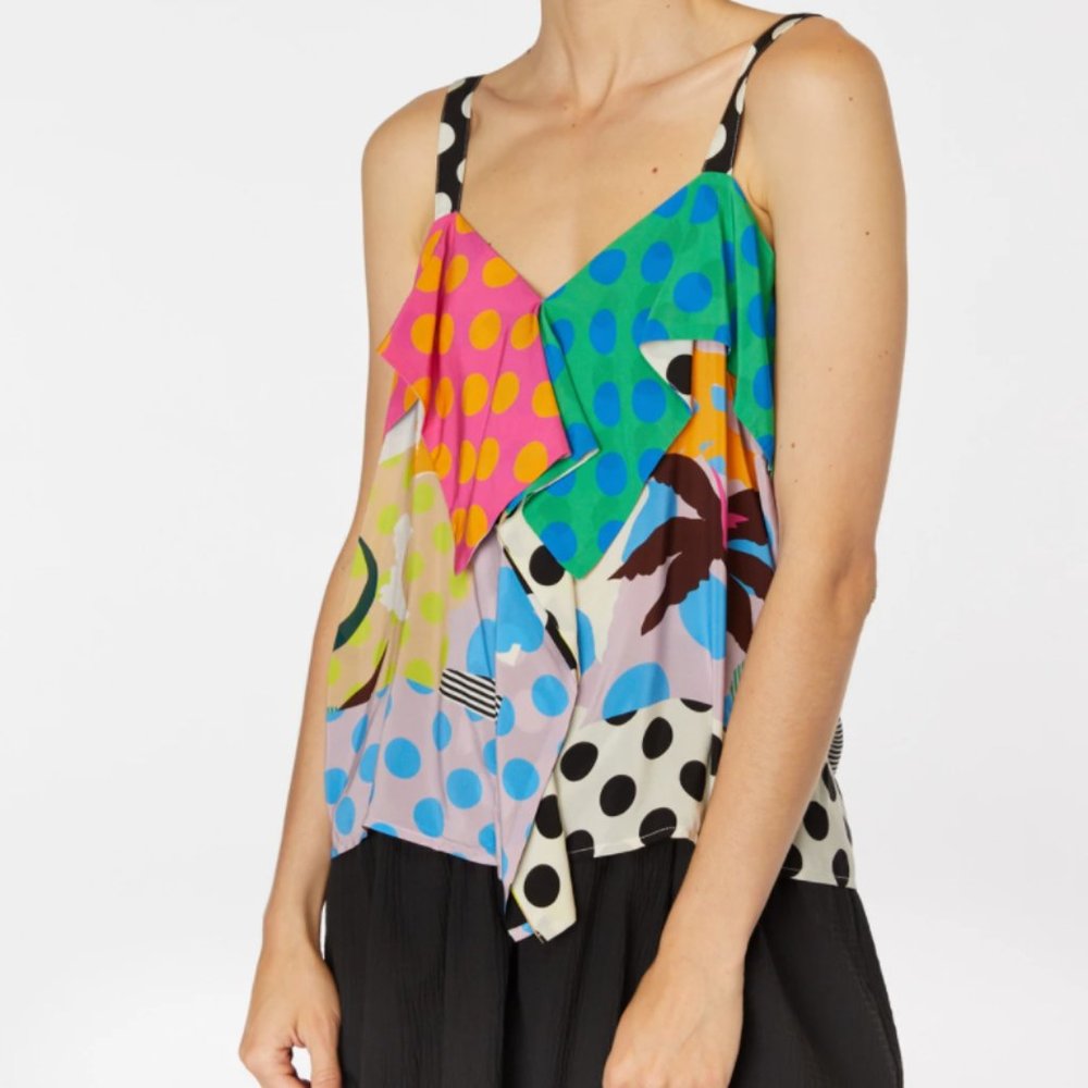Gorman Blockwork Scarf Cami NWT